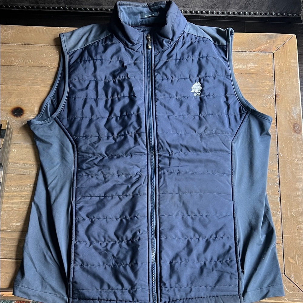 Navy Turtleson Quilted Hybrid Vest - Men's